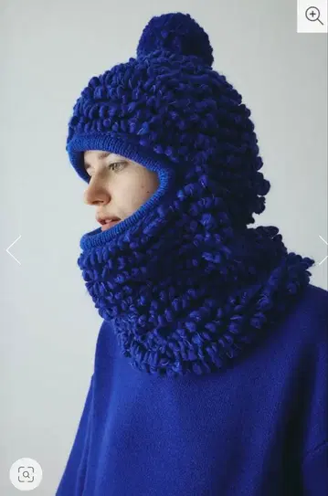 완판템 HeRIN.CYE Pocopoco balaclava 파랑