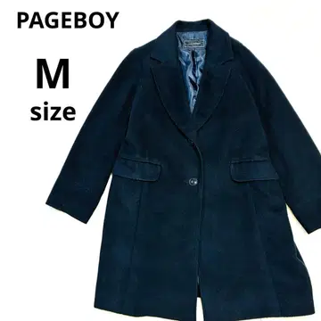 [ aliciaPAGEBOY ] 네이비 롱 체스터 코트