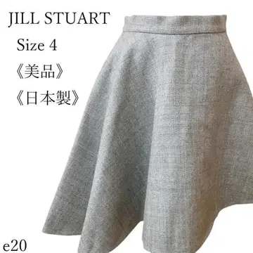 [ 새상품급 ] 질스튜어트 비대칭 플레어 스커트 미니 기장 그레이 페미닌