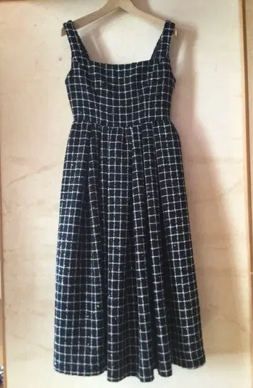 다리치 Darich 트위드 볼륨 미디 원피스 Freesize