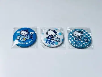 헬로키티 트레이딩 자수 캔뱃지 3개 세트