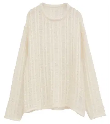 CLANE 클라네 SHAGGY LOOSE KNIT TOPS 아이보리