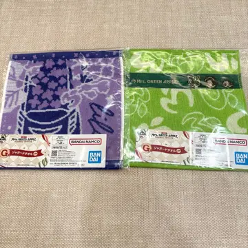 Mrs. GREEN APPLE 1번 복권 G상 자카드 타월 2개 세트