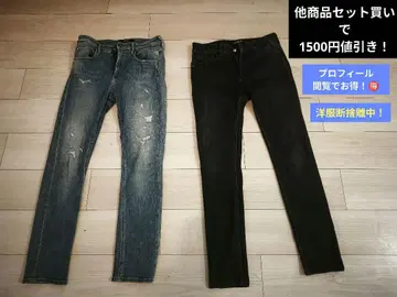 REPLAY 스키니 데님 27/28 파랑 블랙 2개 세트