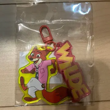 닉 와일드 아크릴 키링 주토피아2 TSUTAYA 한정판