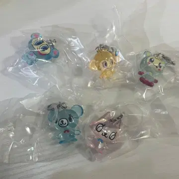 나루미야 캐릭터즈 메지루시 액세서리 5개 세트