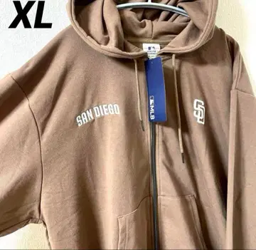 파드레스 후드티 맨투맨 집업 자수 XL 새상품 MLB