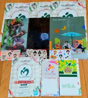 미세스 복권 H상 문구 컬렉션 레터 세트 입체 메모 6종류