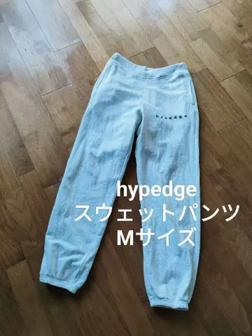 HYPEDGE 남성용 허리밴딩 코튼 맨투맨 조거 팬츠 화이트 M