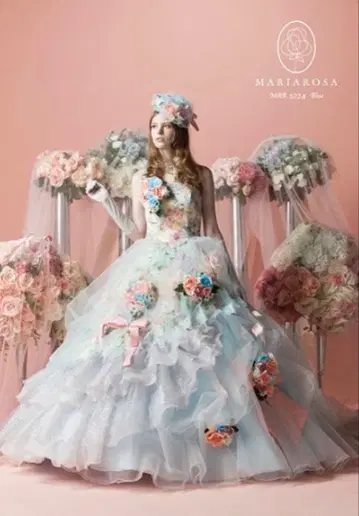 마리아 로사 MAR-1024 꽃무늬 플레어 드레스 9-13T