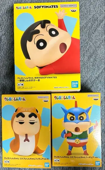 짱구는 못말려(크레용 신짱) 피규어 프라이스 3체 세트