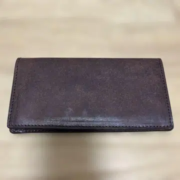 Ryu 다크 브라운 가죽 장지갑