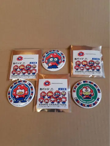 미야쿠미야쿠 산리오 캔뱃지 아힐노페쿠루 케로케로케로피 한교동