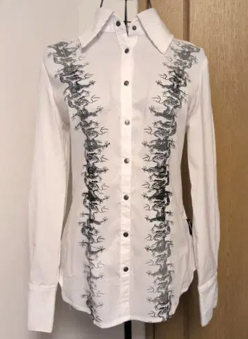 Dragonmania 용 자수 긴팔 셔츠