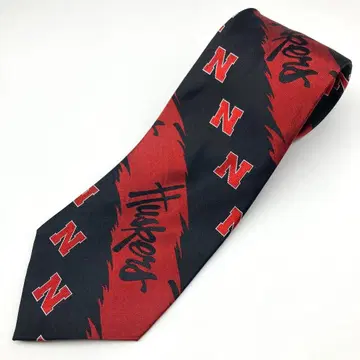 농구 넥타이 네브래스카 콘허스커스 칼리지 로고 구제 의류 NCAA