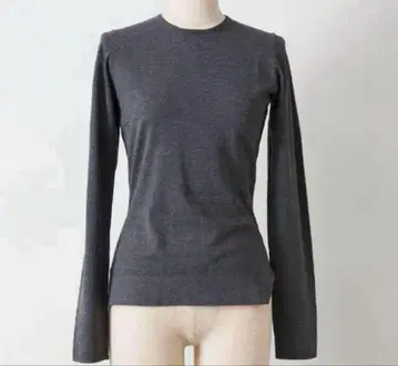 새상품급 FORME 스트레치 니트 차콜 그레이