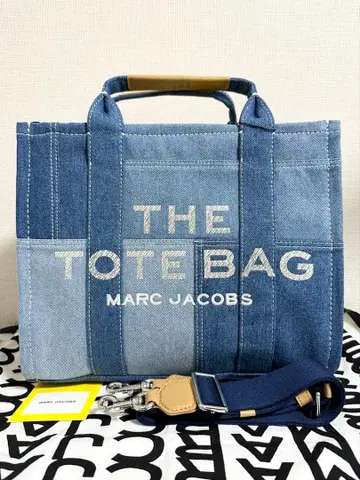 새상품 마크제이콥스 더 데님 미디엄 토트백 블루
