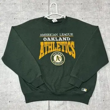 Oakland Athletics MLB 맨투맨 트레이닝복 빅 로고