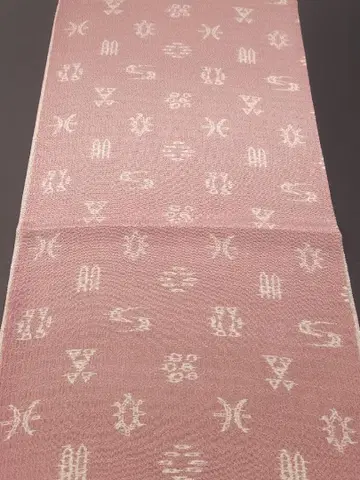 순수 실크 오비 아게 형염 하자 있음 o279