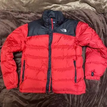 THE NORTH FACE 다운 자켓 레드/블랙