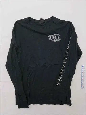 데우스 엑스 마키나 롱 슬리브 티셔츠 블랙 계열 남성용 S