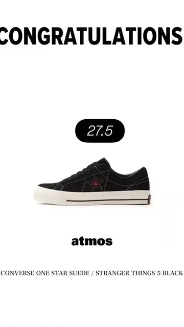 CONVERSE ONE STAR SUEDE 27.5