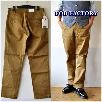 FOB FACTORY 에프오비 웨폰 분또 내로우 트라우저 0514 L