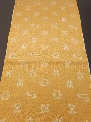 순수 실크 오비 아게 형염 하자 있음 o281