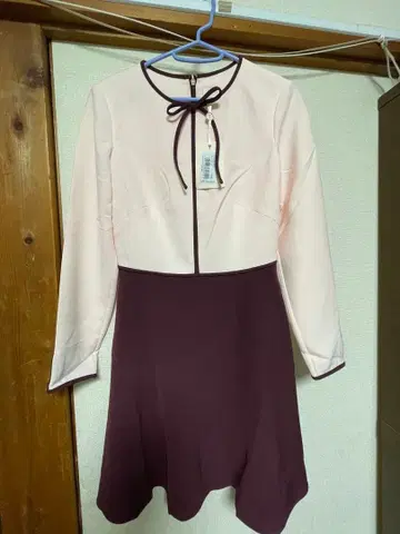 TED BAKER 핑크 와인 드레스 S