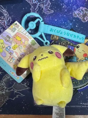 십포켓십색 겁쟁이 피카츄 마스코트 카라비너 포함