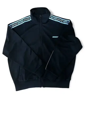 NERDY 블랙 집업 자켓