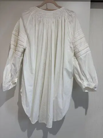 론허먼 별주 피타 블라우스 [ 화이트 ]