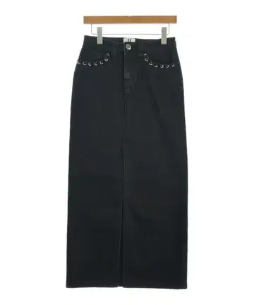 UNIQUE 롱 맥시 길이 스커트 여성용