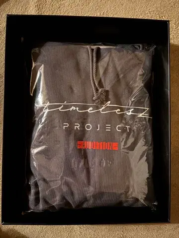 미사용 새상품 타임리스 timlesz project 타입 후드티