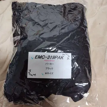 mamodenpa EMC-319PAK 블랙 M 사이즈 후드티