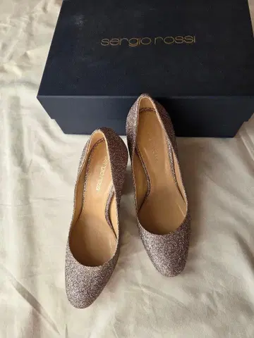 Sergio rossi 글리터 힐 펌프스