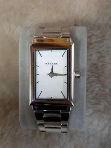 AZZARO 작동 중 아자로 쿼츠 스퀘어 남성용