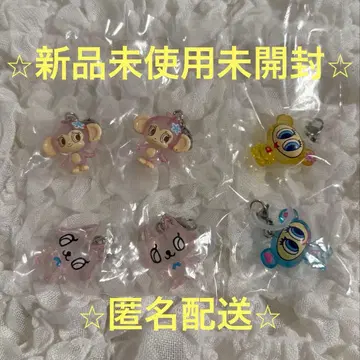 나루미야 캐릭터 메지루시 액세서리 캡슐 토이 6개 세트 미사용 새상품