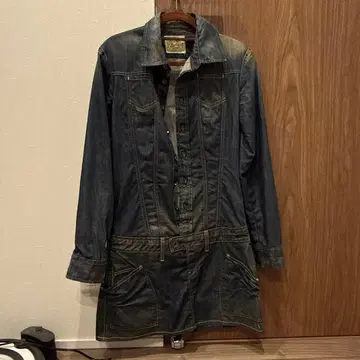 리플레이 데님 원피스 S 사이즈