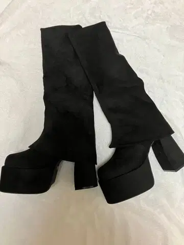 EMODA 플레어 커버 핏 부츠 S 사이즈