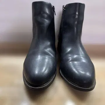 유니클로 사이드 지퍼 숏부츠 23cm