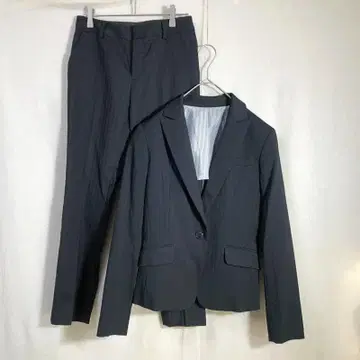 셋업 수트 컴시즘 스트라이프 블랙 S 팬츠