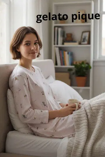 미사용품 gelato pique 십이지 롱 원피스 긴팔 동물