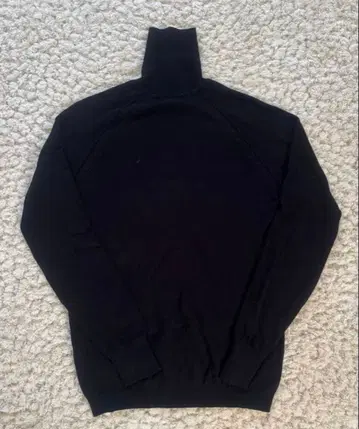 zara 남성용 니트 긴팔 블랙