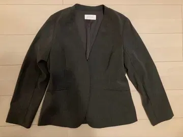 노카라 자켓 GLOBAL WORK M 사이즈 그레이