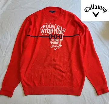 캘러웨이 여성용 스웨터 레드 빅 사이즈