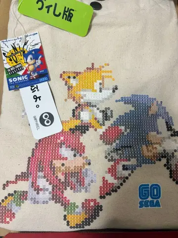 SEGA 60주년 기념 토트백 소닉 빌리지 뱅가드 콜라보