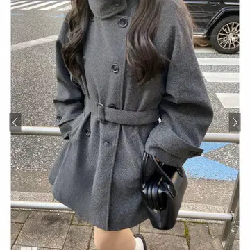 벨트 포함 멀티 Way 페이크 울 코트 [fo1762]