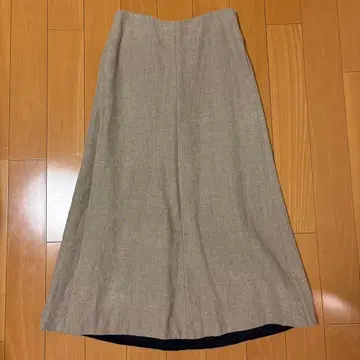 매디슨 블루 린넨 스커트