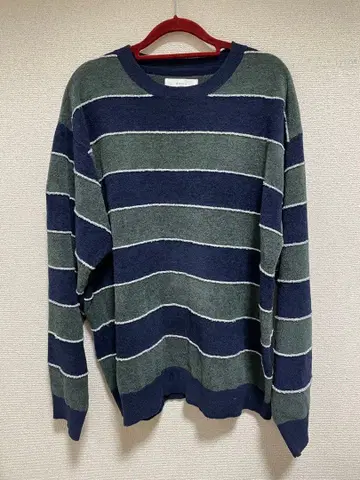 B:MING by BEAMS 보더 니트 스웨터 L 사이즈